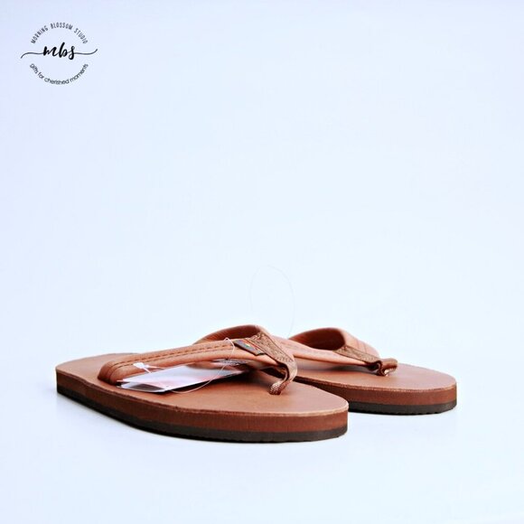 NWT Rainbow Tahitian Sandals Style 301ALL Tan Men Medium, 8 1/2 - 9 1/2, 0224 - Picture 3 of 10